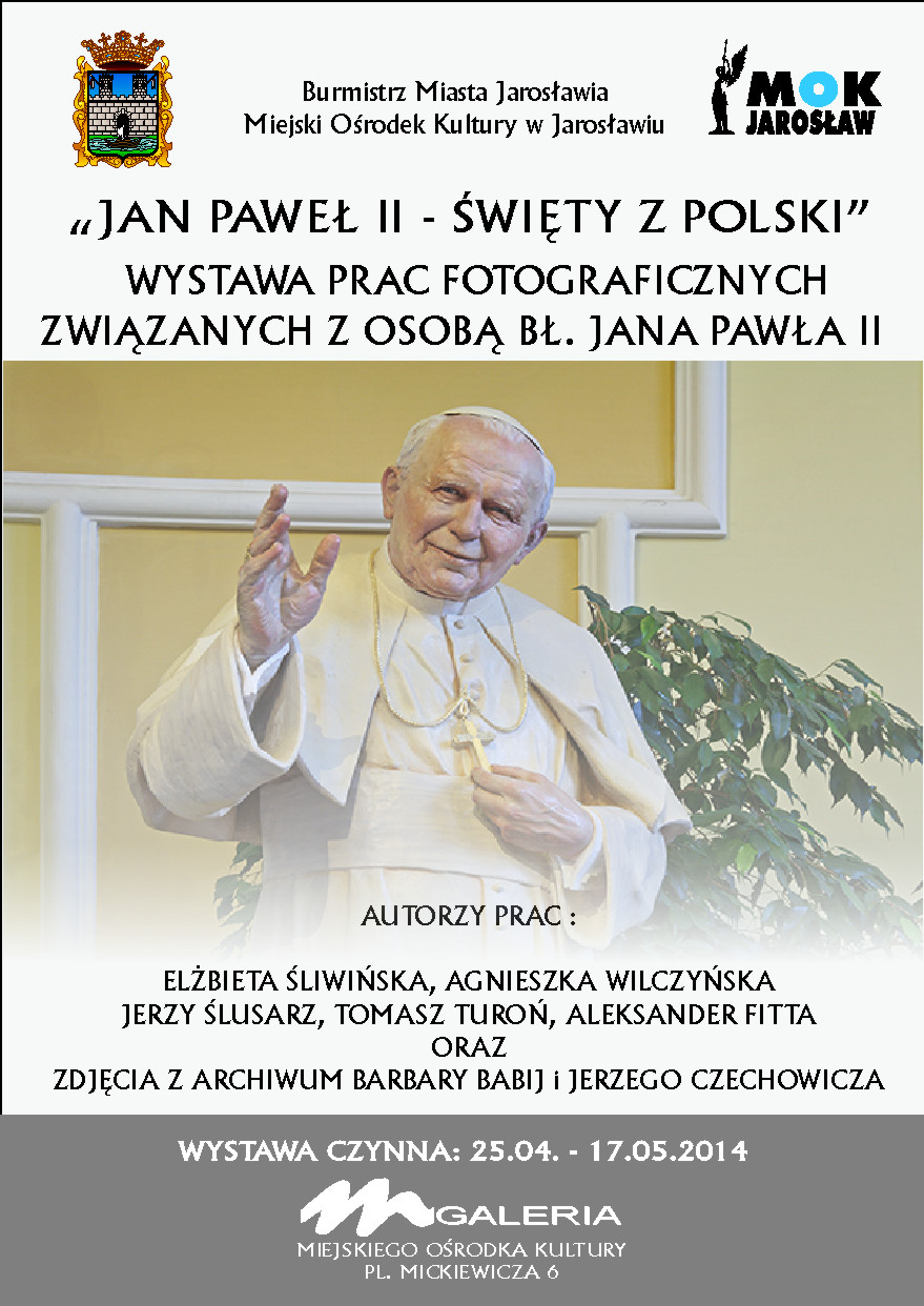 Plakat papieski nowy